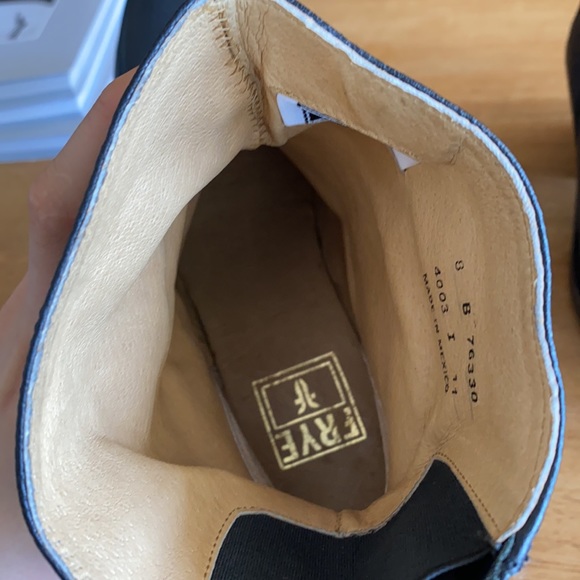 Frye leather heeled boots - Picture 4 of 5